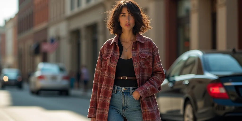 Jeans With Flannel Shirt Represent Timeless American Heritage Reinvented