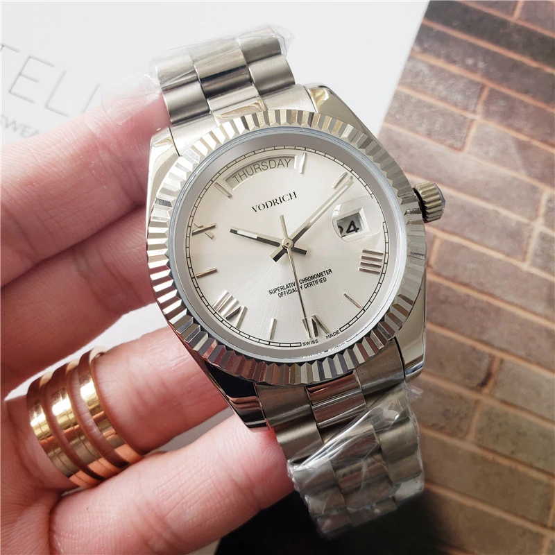 

2020 new steel band quartz watch quality mens business casual fashion men watches men's gift custom logo