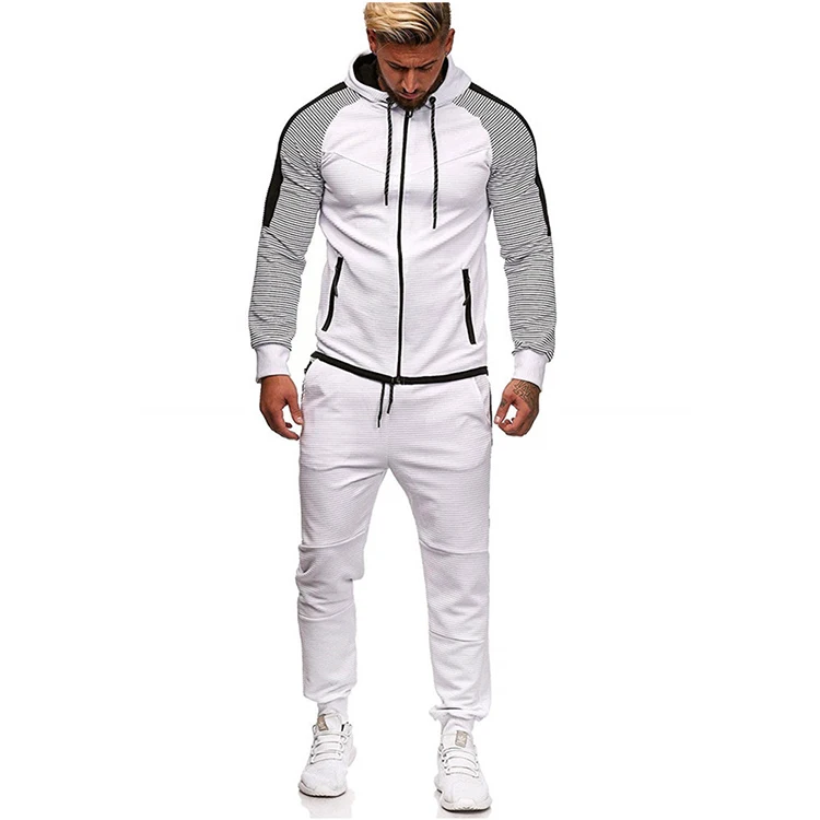 

2021 latest design mens clothing 2 piece hoodies sweatpant set custom men sport tracksuit set, As picture or customized