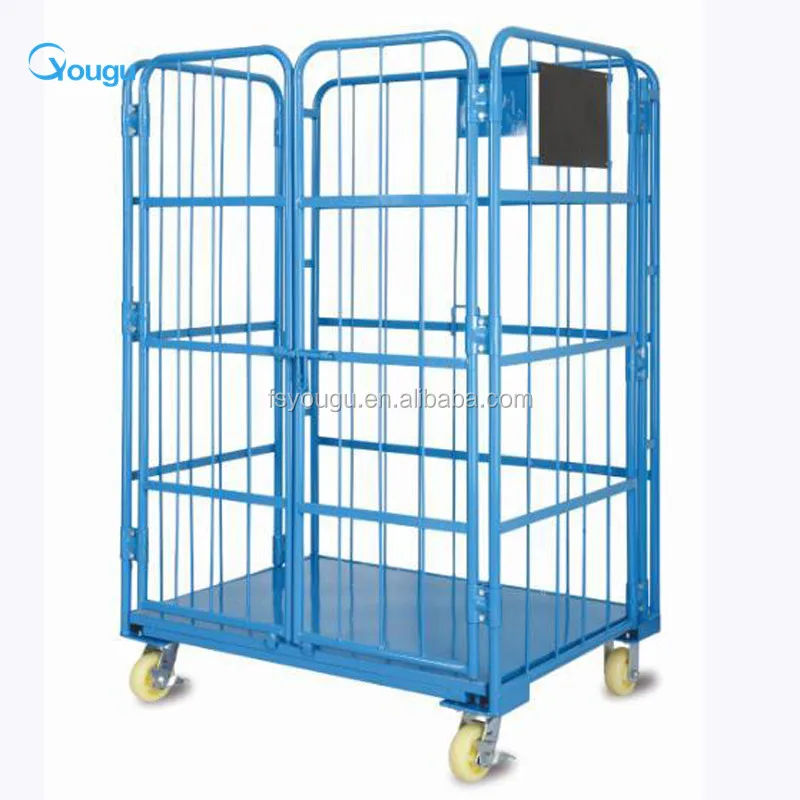 Industrial Transport Folding Stackable Roll Container