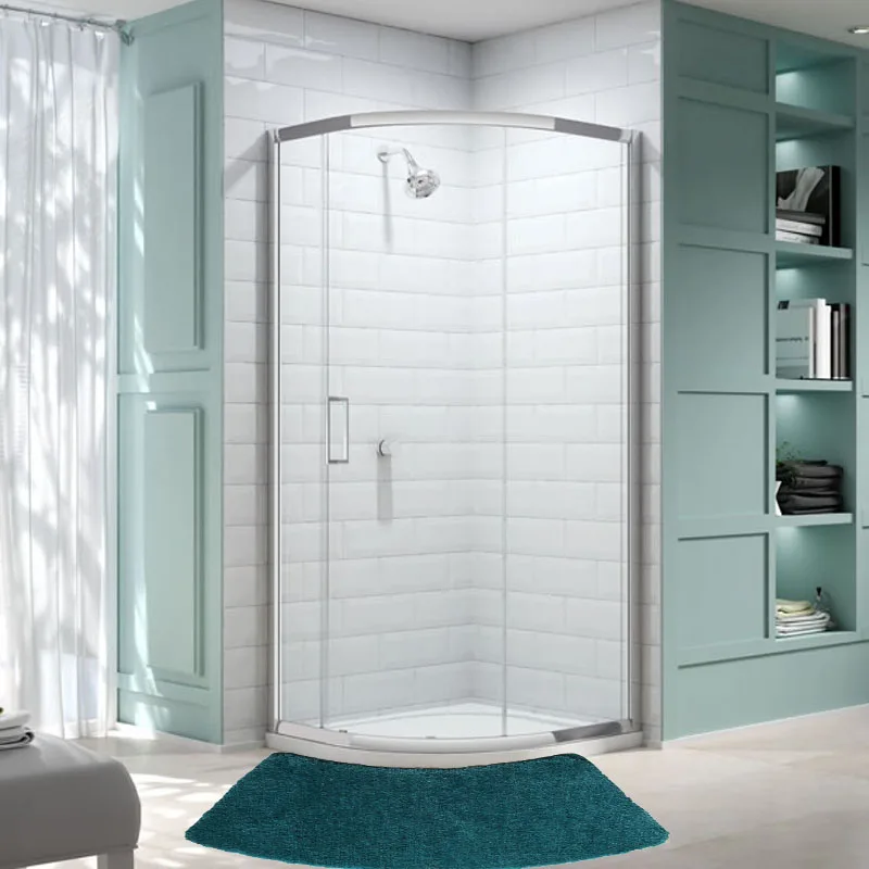 Large Size Curved Shower Mat For Quadrant Shower Enclosure Buy Curved