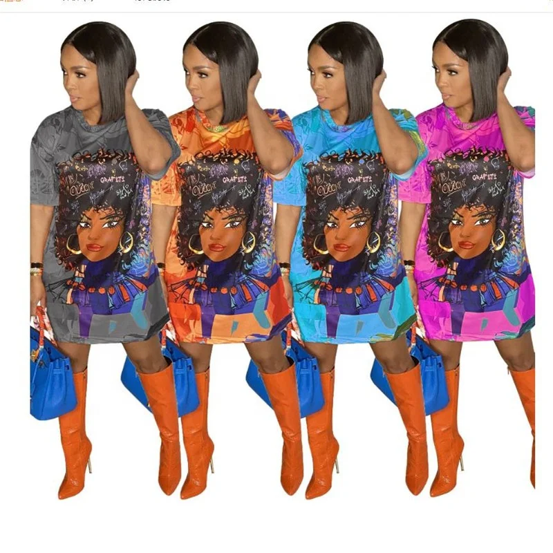 

ASSUN hot african dresses for womens clothing plus size quality girls casual dresses maternity summer oversized tshirts dress