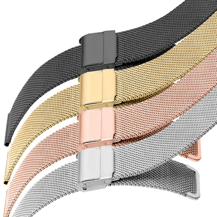 

Ready to Ship Metal Watch Strap Mesh 16/18/20/22mm Stainless Steel Watch Band Steel Metal Milanese Mesh Watch Band Strap