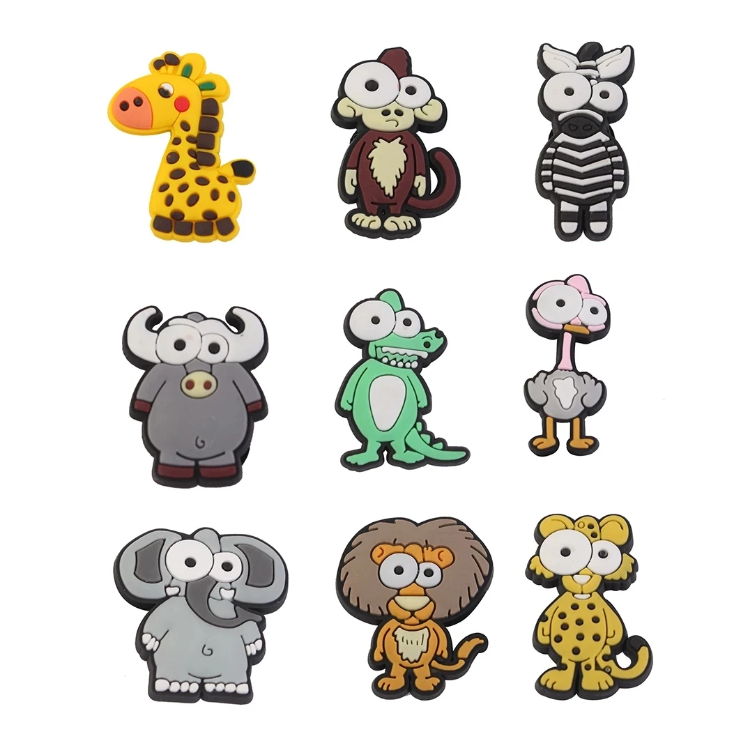 

The Forest Animals Charms Wholesale Rubber Pvc Shoe Decorations Shoes And Accessories Shoe Charms Designer Croc Charms For Clogs, Customized color