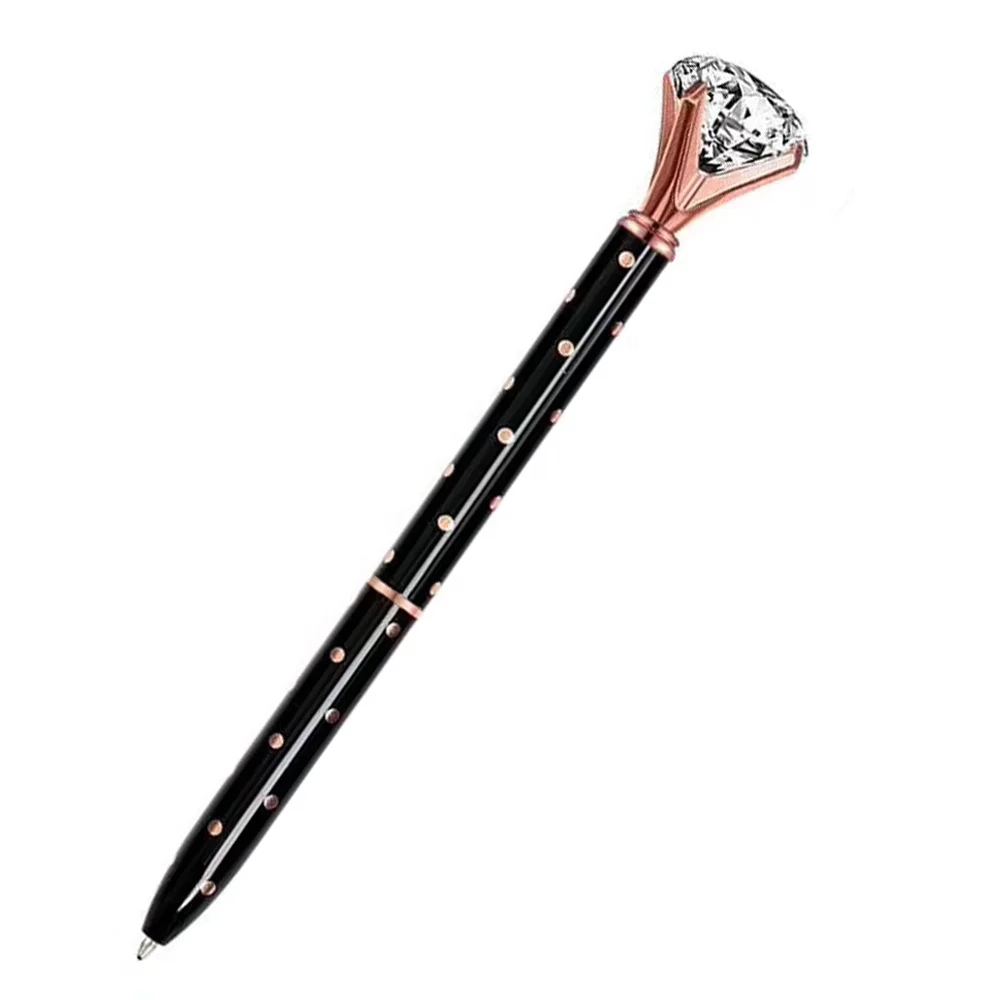 
Custom gifts Metal Pens With Logo Promotional Crystal Ball Pen Big Diamond ballpoint Pens 