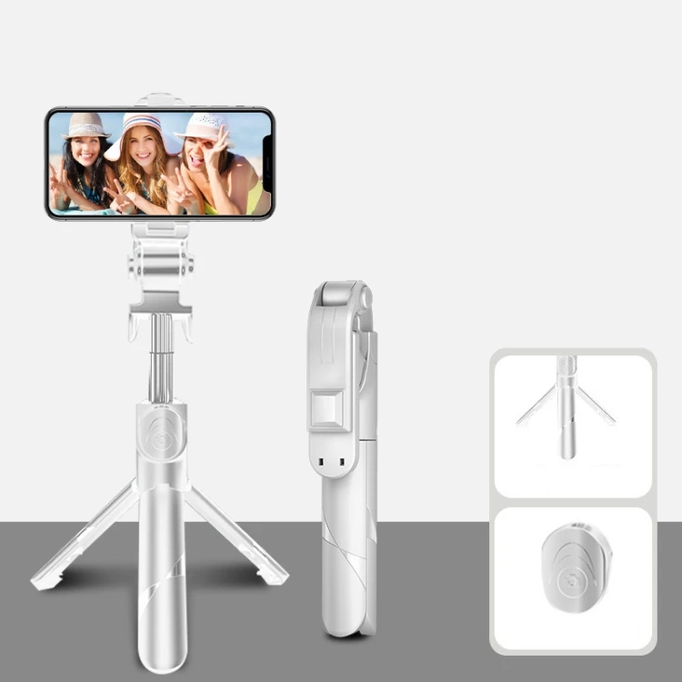 

Original White XT02 360-Degree Rotating Multi-Function Retractable Mobile Phone Selfie Stick To Shoot Live TV Drama Tripod