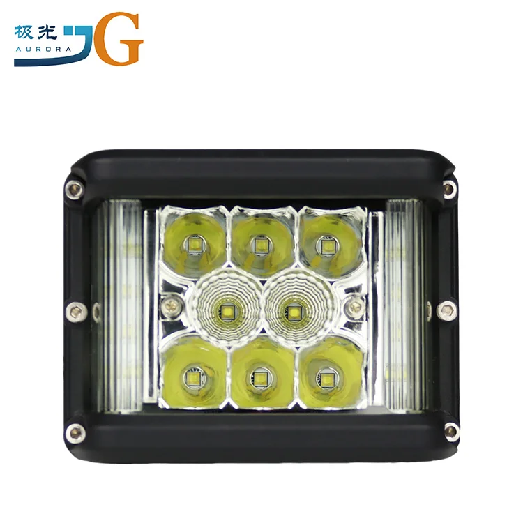 3 Inch Dual Color Led Worklight 4X4 12V  Strobe Flashlight for Car Offroad