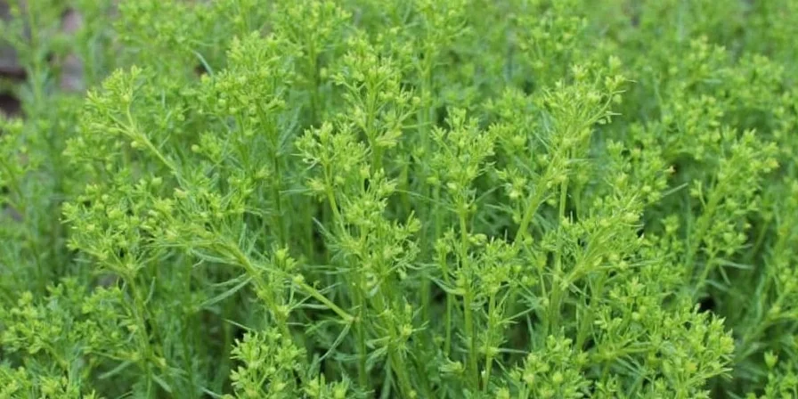 Fresh dill plant in a garden