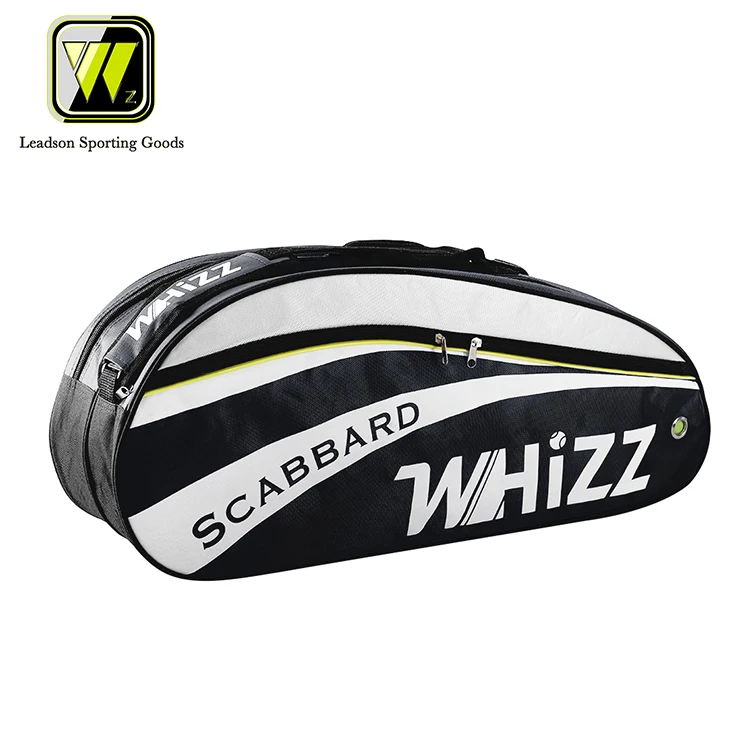 

Professional or Beginner badminton bag custom tennis racket bag, Black, blue