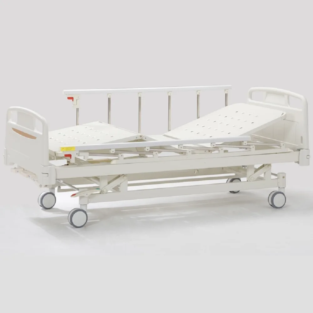 
A-5-C1 Three functions with collapsible aluminum side rails, 3 rocker manual beds for the disabled 