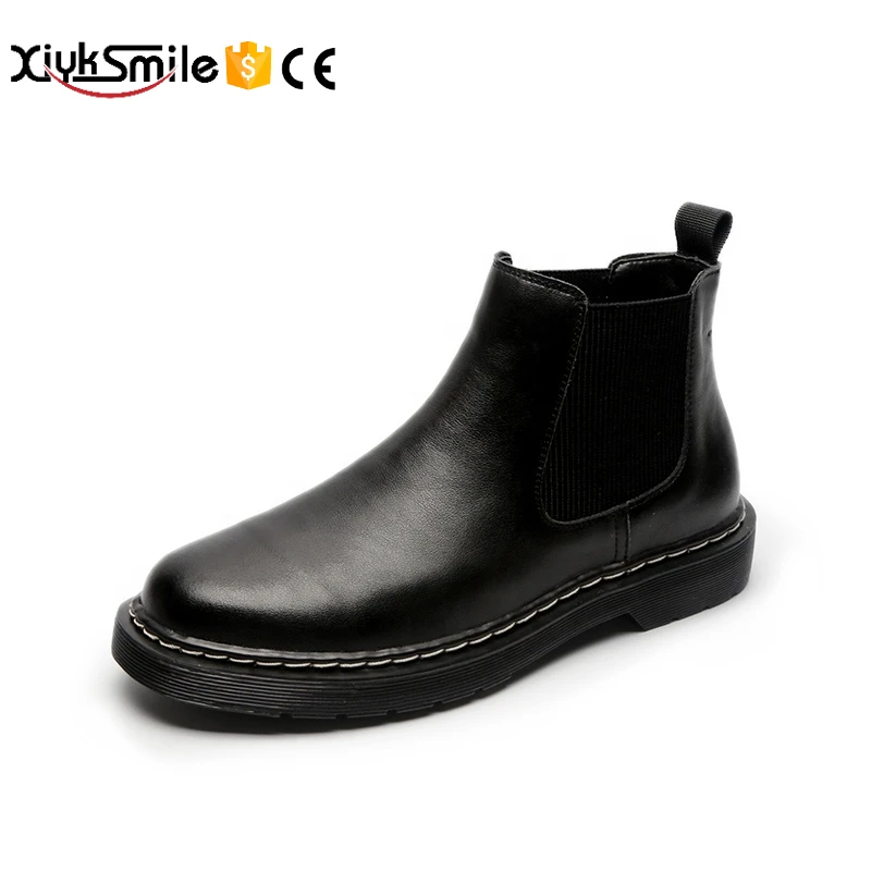 

shoes wholesale from china Men's Black Chelsea Booties shoes boots man