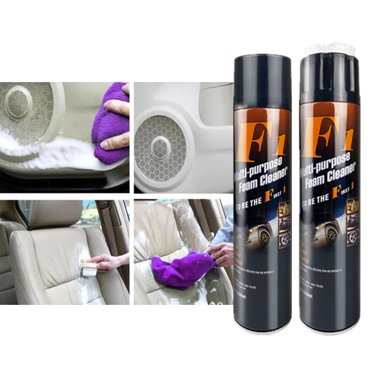 Oem Iron Bottle Multipurpose Foam Car Interior Cleaner Car Spray,F1
