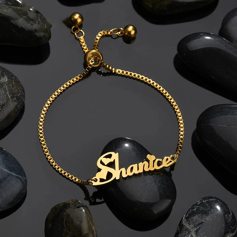 

Shangjie OEM Custom Stainless steel bracelet luxury charms for diy bracelet gold plated 18k bracelet, Gold/sliver/rose gold