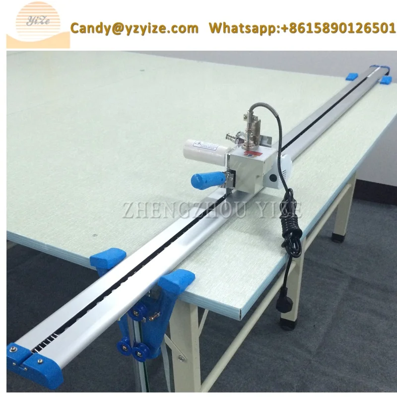 
Installation support Electric Round Knife Cloth End edge Cutter Apparel Fabric Roller blinds End Cutting Table Machine 