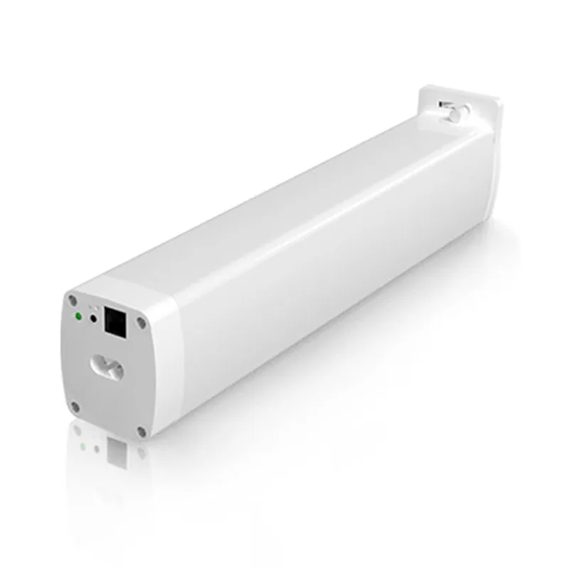 

Tuya Smart Home Decoration Electric Track Sliding Google Home ZigBee Curtain Motor, White