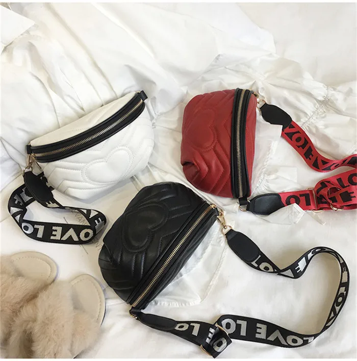 

Fitness Black Red White Polyester Waist Bag Make Your Own Women Fashion Custom Logo Wholesale Chest Fanny Pack, Black/whie/red