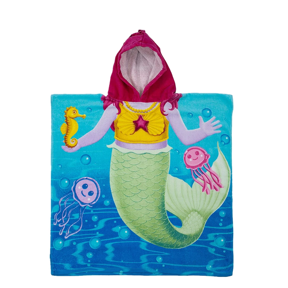 child hooded beach towel 