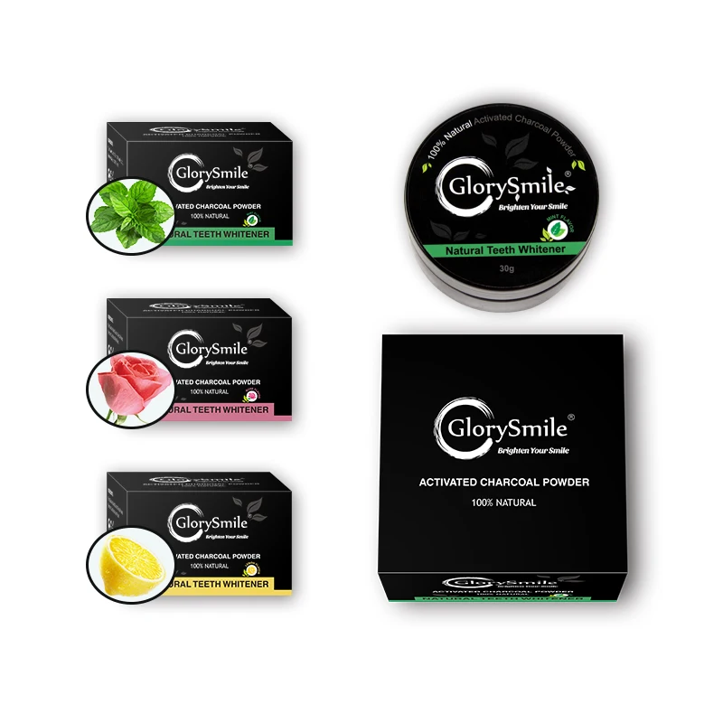 

2020 Food Grade Natural Coconut Shell Activated Charcoal Toothpowder, Black
