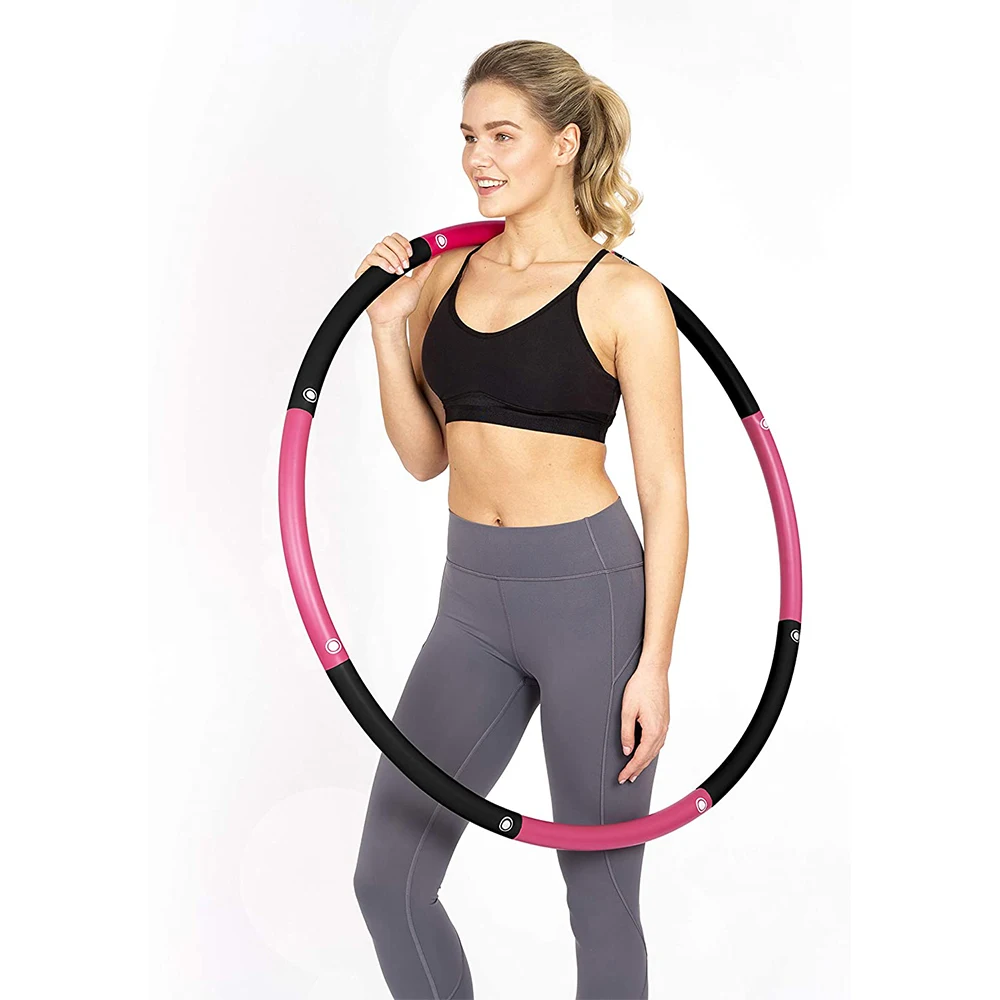 

gym equipment weight loss fitness weighted plastic hula ring hoop reifen for adults