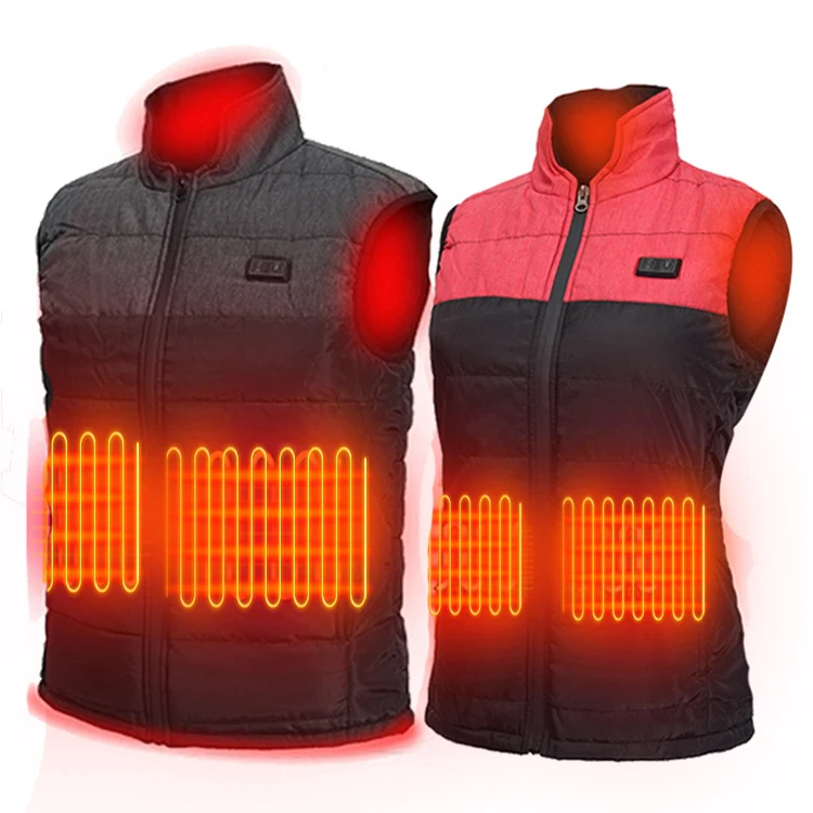 

Custom Made New Winter heated motorbike vest 12v USB and Battery Thermal scorched unisex heated vest for women's man Out Work