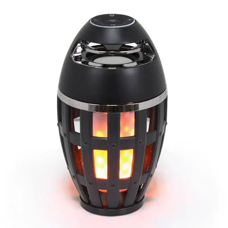 

Portable Wireless 5W BT Speaker LED Flame Light Loudspeaker Blue tooth Speakers Outdoor Player