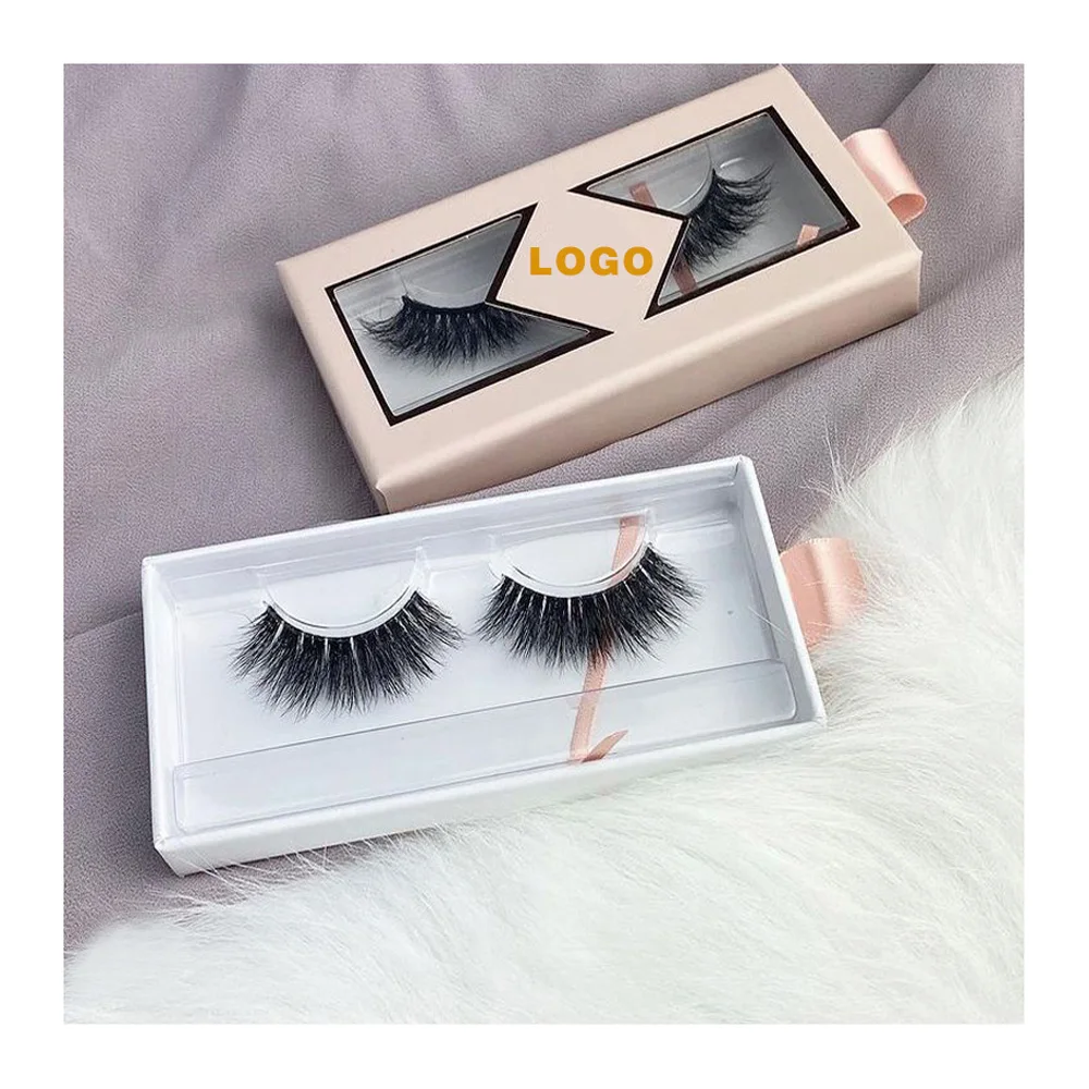 

Wholesale false lashes fluffy 3dmink eyelash vendor customized lashes packaging box, Natural black