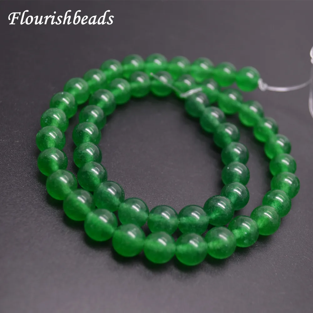 

Green Malai Jade Stone Round Loose Beads 4mm 6mm 8mm 10mm 12mm