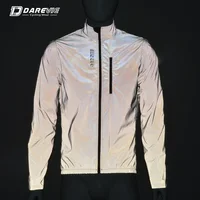 

Darevie custom professional sleeveless cycling Vest removable sleeves softshell Biking long sleeve reflective cycling Jacket