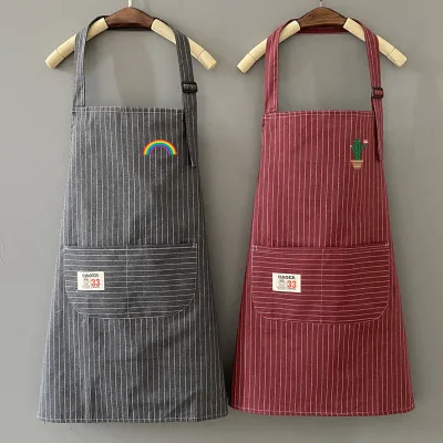 

Waterproof Cotton Canvas Cooking BBQ Chef Apron with logo,Sleeveless Custom Maternity Kitchen Apron ,Cotton apron custom print