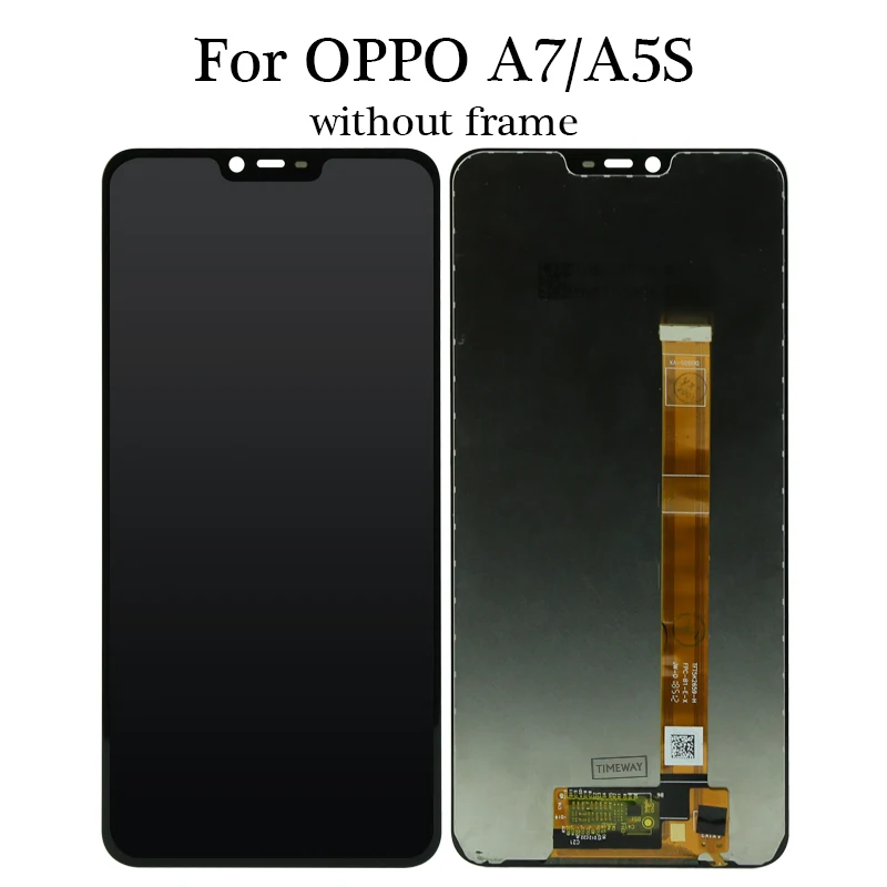 

Timeway 18 months warranty lcd for OPPO A7 AX7 A5S AX5S LCD panel, Black