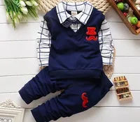 

spring autumn Baby Boy Clothes Set Children Clothing Sets Kids Clothes T-shirts+Pants 2PCS Tracksuit Party Costume