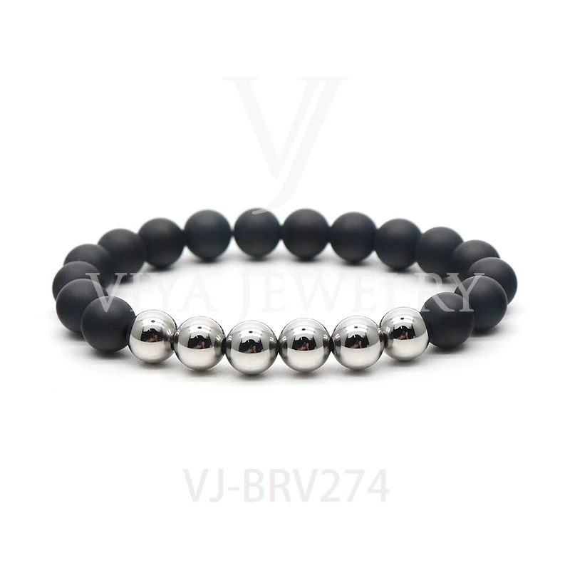 

6mm Natural stone beads bracelet Crown bracelet Jewelry Custom Jewelry, Customized color