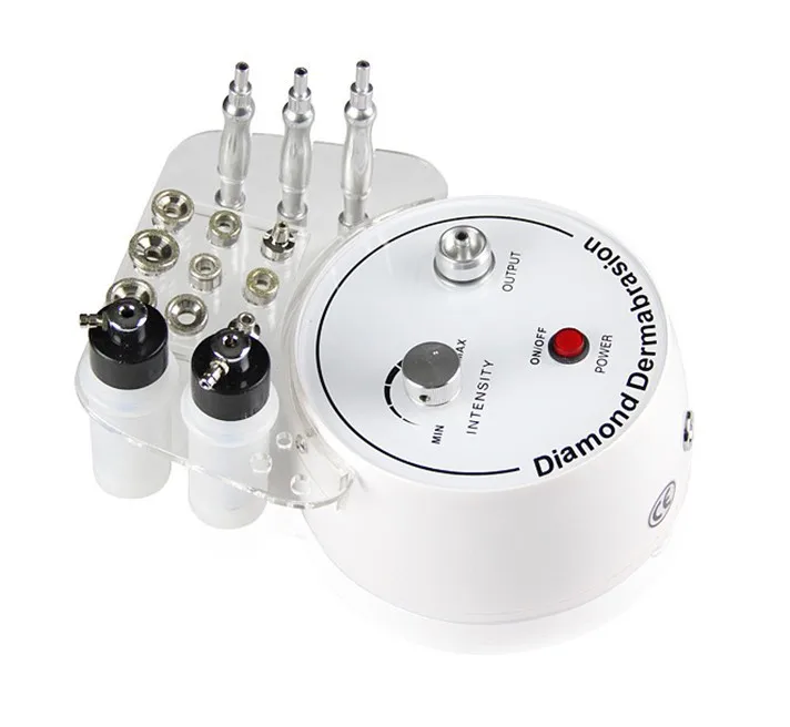 

Diamond micro-carving beauty skin oxygen facial spray Injector skin exfoliation diamond dermabrasion Machine, White