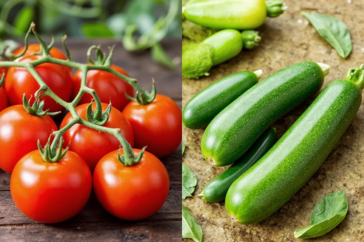 can i plant zucchini next to tomatoes