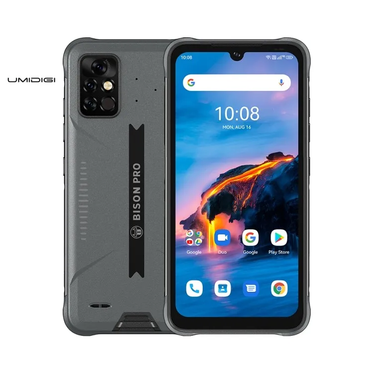 

New Design UMIDIGI BISON Pro Rugged Phone, 48MP Camera, 8GB+128GB smart phone Cellphone mobile phones bison pro