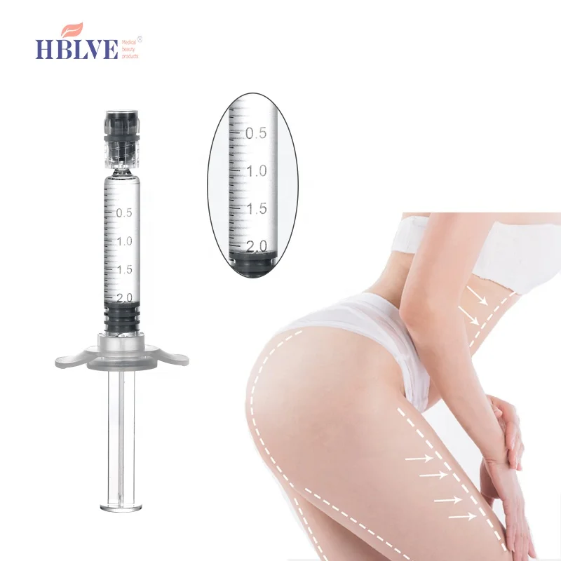 

Factory Price 20ml syringe Hyaluronic acid gel filler Hip breast and buttocks augmentation injection