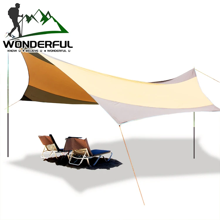 

150D Oxford Waterproof 6 8 Person UV Protection Sun Shelter Outdoor Sunshade Awning Camping Tent