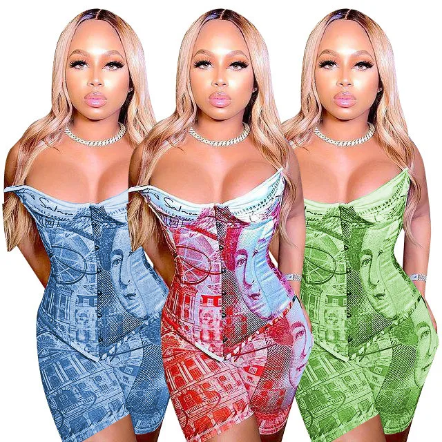 

2021 Women Jumpsuits Summer Clothing Two Piece Set Women 2 Piece Outfits Pant Sets Waist Trainer Fashionable Sexy Tops Corset