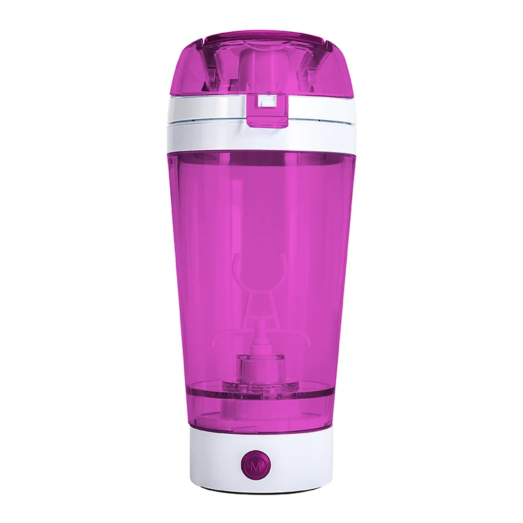 

400ml Automatic Shaker Bottle Electric Mixing cup With Portable Handle custom color, Black, pink, blue, white