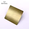 gold Wire drawing 201 304 316 410 430 stainless steel sheet plate in china supplier