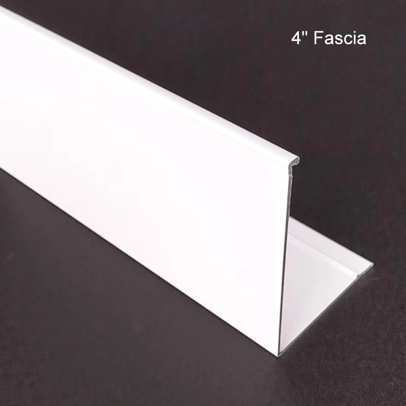 Metal Square Cover Valance Cassette 3 Inch 3.75 Inch 4 Inch Aluminum Fascia for Windows Roller Blind Shades