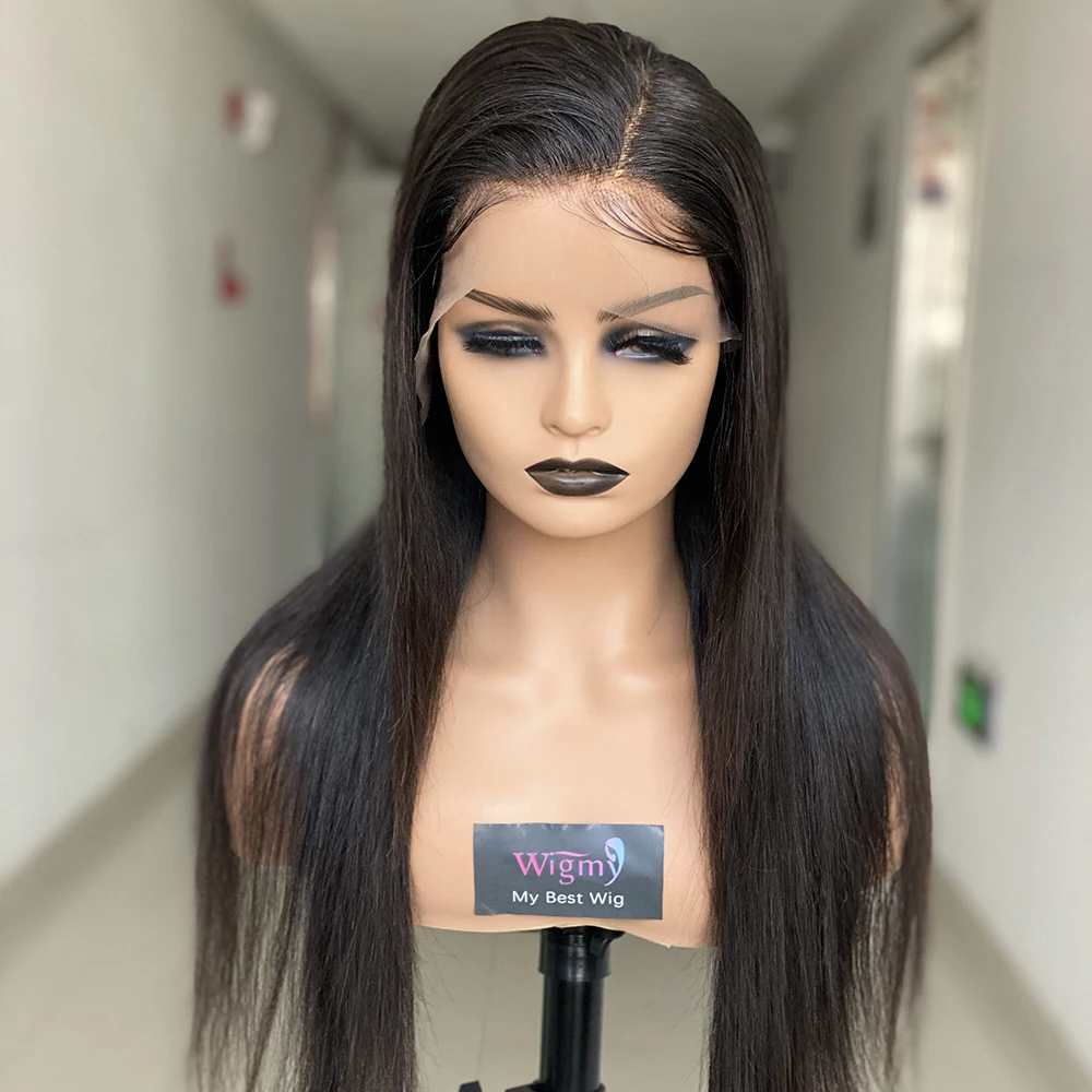 

200% density wholesale price Russian human hair wigs lace frontal good quality