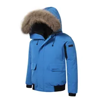 

YG1021 Male Thick Windproof Canada Version Goose Skiing Jacket Down Coat