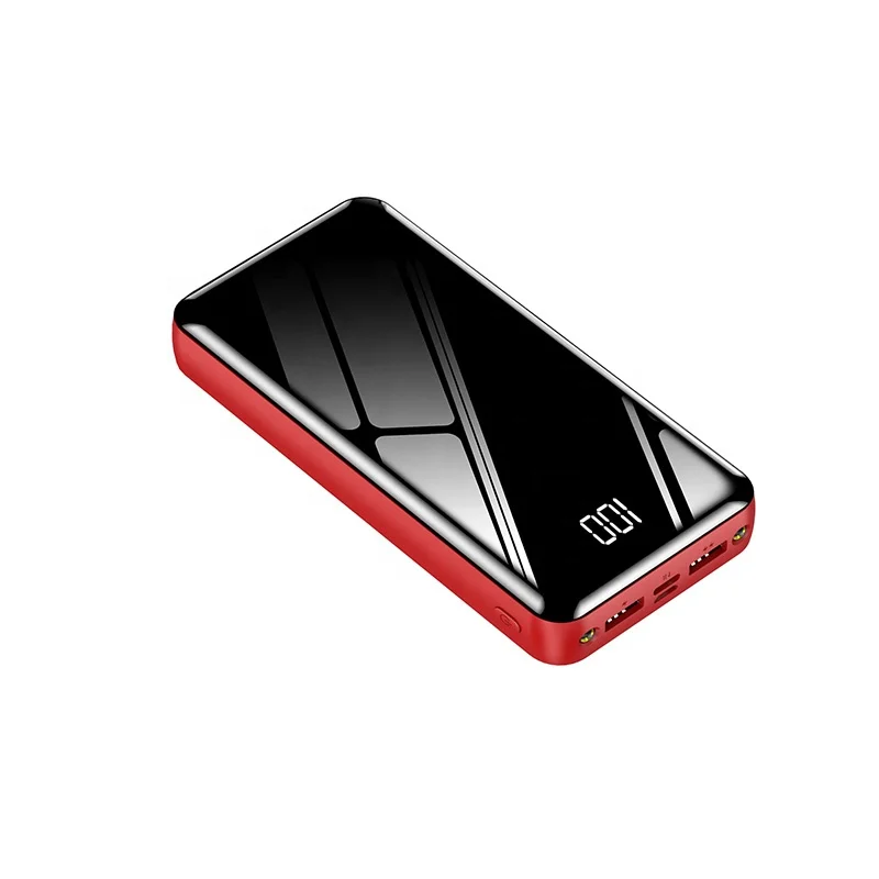 

Micro USB LED display shows lithium battery power banks 20000mah fast charging 50000 power bank