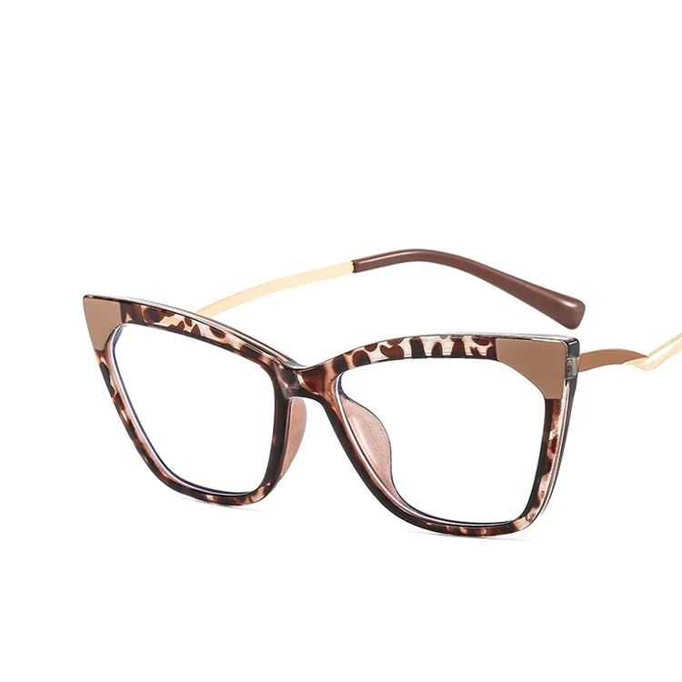 

2022 Fashion Girls Cat Eye Clear Reading Glass Blue Light Blocking Glasses Optical Frames TR90 For Adult, Multi colors