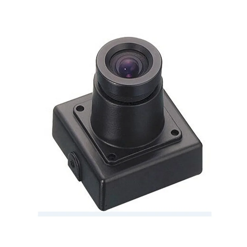 

HQCAM 1/3" SONY Effio-V 800TVL True WDR Miniature Square Camera 3.6mm Lens OSD Function 4141+663\662 ATM Camera According face, Black