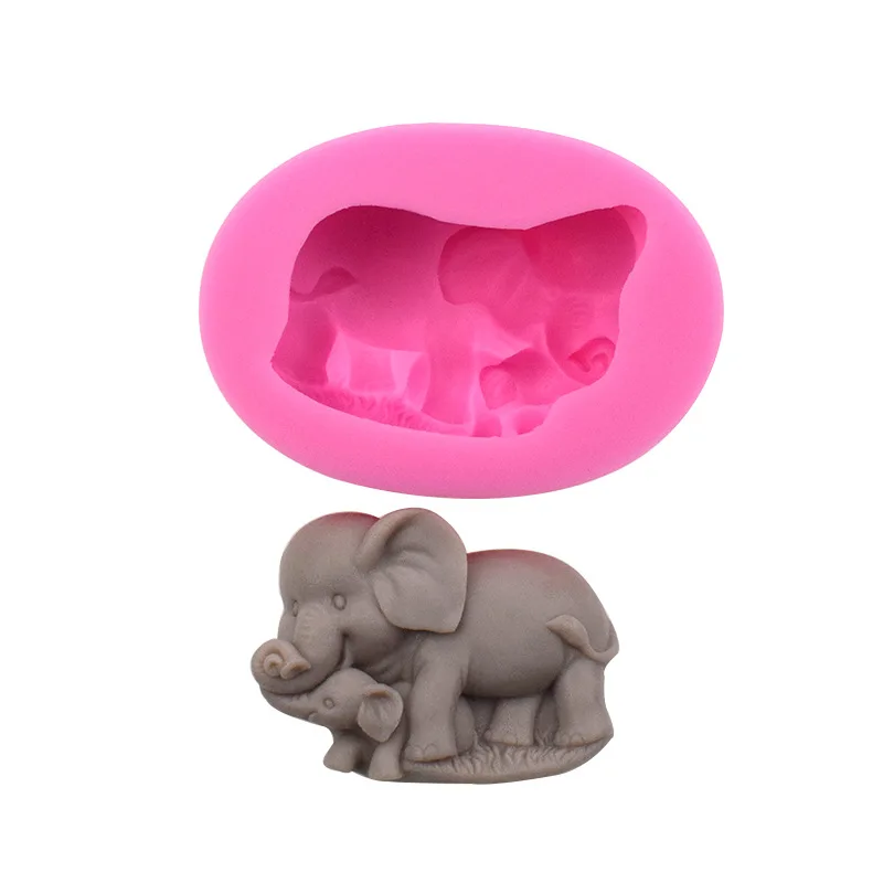 

DIY three-dimensional silicone resin mold cake chocolate mold 3D elephant