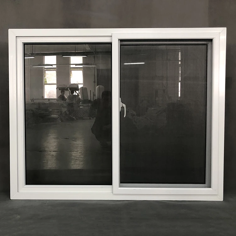 Australia standard custom make double glazed pvc sliding window