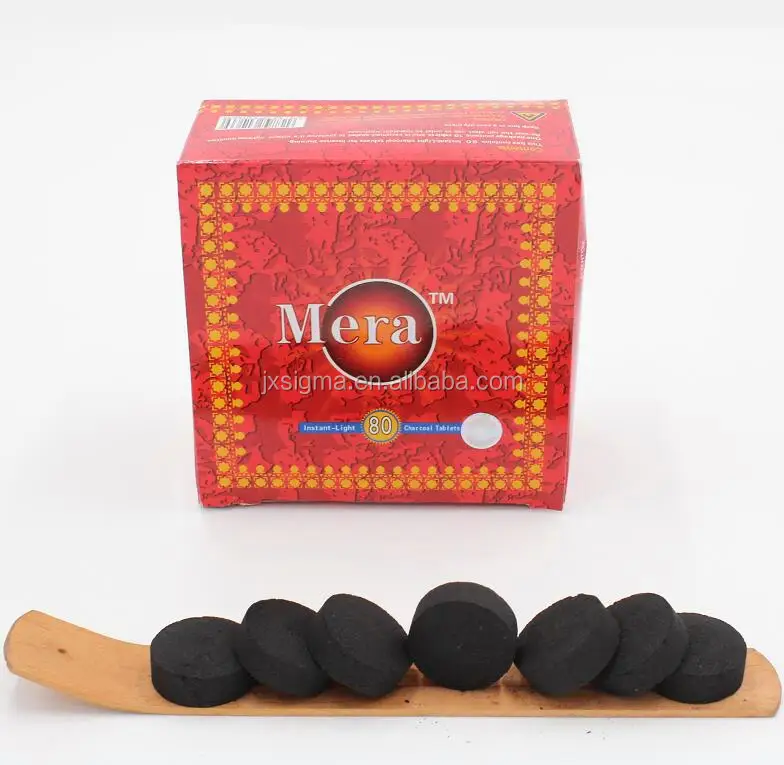 80 Pcs Mera Instantlight Charcoal Tablets Shisha Buy 80 Pcs Mera