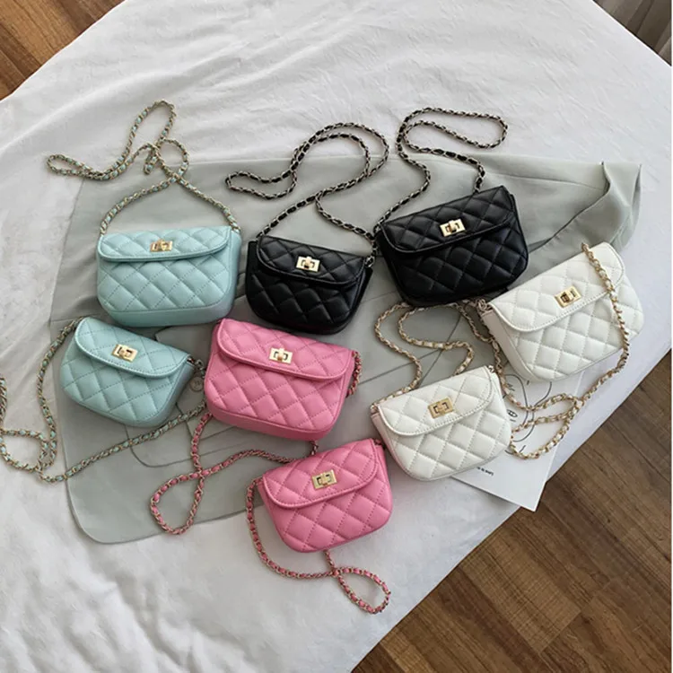 

New arrival women chain mini shoulder bag lady wholesale customize crossbody bag mommy and me handbag